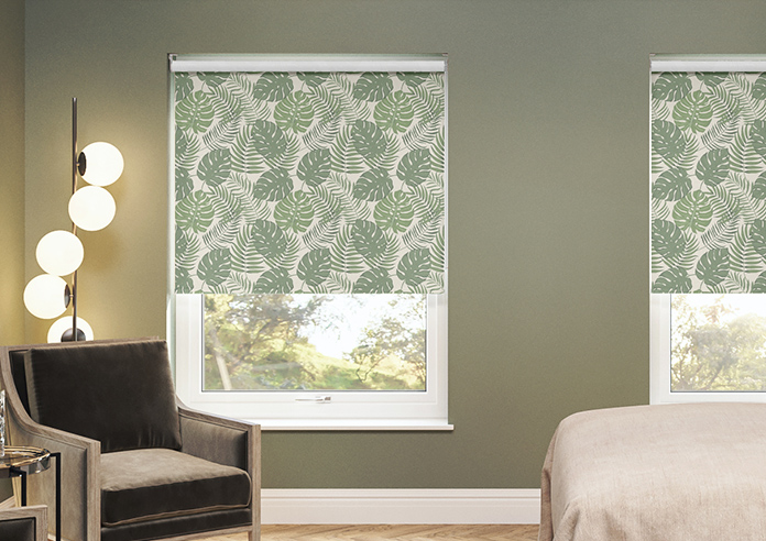 Lush Palms, Cream - Roller Blind - Image 3